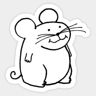 Just a Cute Little Mouse Sticker